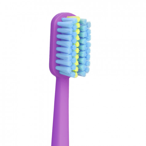 Зубная щетка Revyline SM6000 Ortho фиолетовая / голубая-салатовая